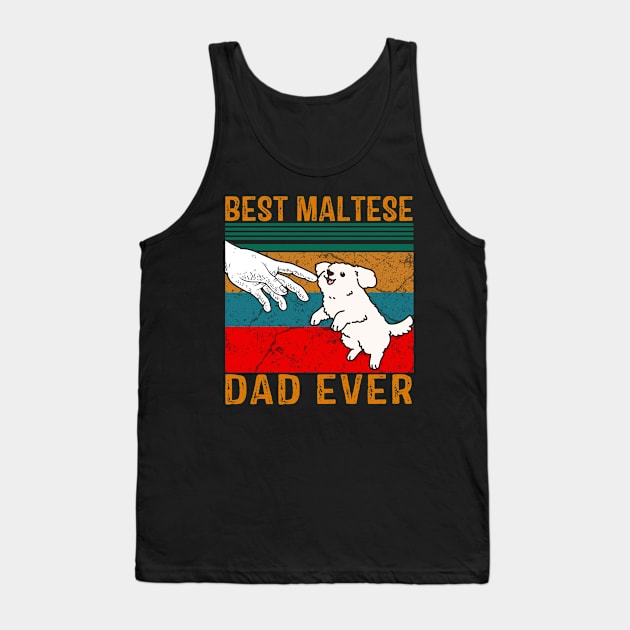 Best Maltese Dad Ever Tank Top by banayan